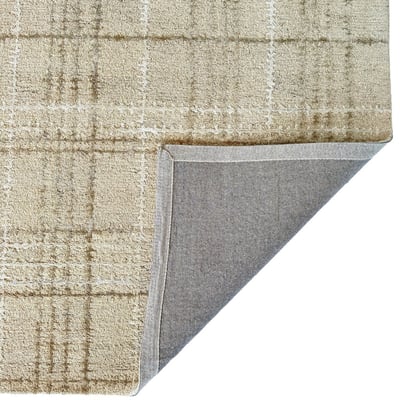 Scottish Plaid Wool Hand-Tufted Area Rug