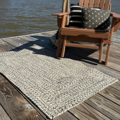 Waterfront Braided Outdoor Area Rug