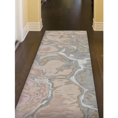 Corsica Water Wool Hand-Tufted Area Rug