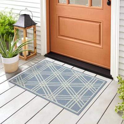 Capri Hex Hand-Tufted Outdoor Area Rug