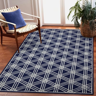 Capri Hex Hand-Tufted Outdoor Area Rug