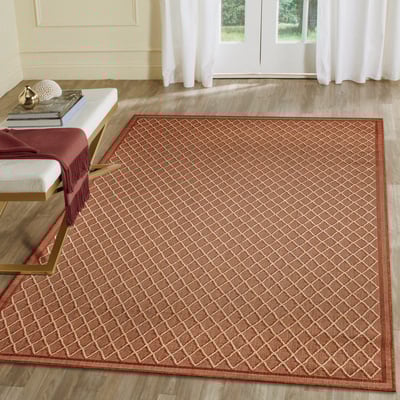 Carmel Diamonds Outdoor Area Rug