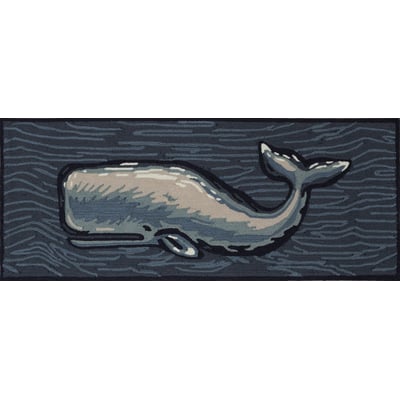 Front Porch Whale Ocean Hand-Tufted Outdoor Area Rug
