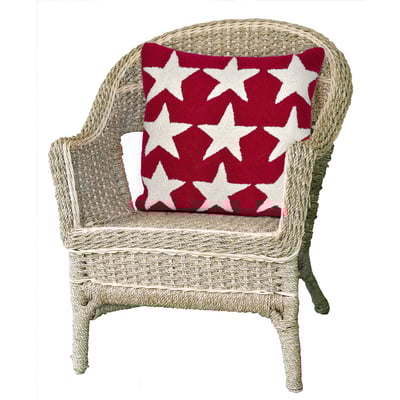 Front Porch Pillow Stars Outdoor