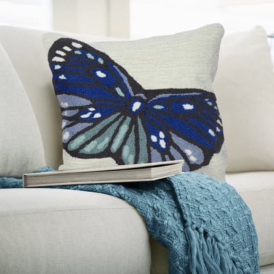 Front Porch Pillow Butterfly Outdoor