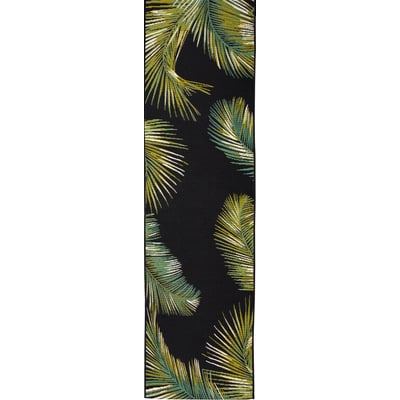 Marina Palm Border Outdoor Area Rug