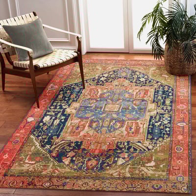Marina Heriz Red Outdoor Area Rug