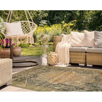 Marina Heriz Outdoor Area Rug