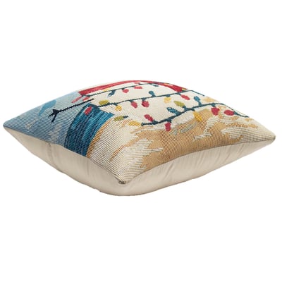 Marina Pillow Beach Snowman Ocean Machine-Washable Outdoor