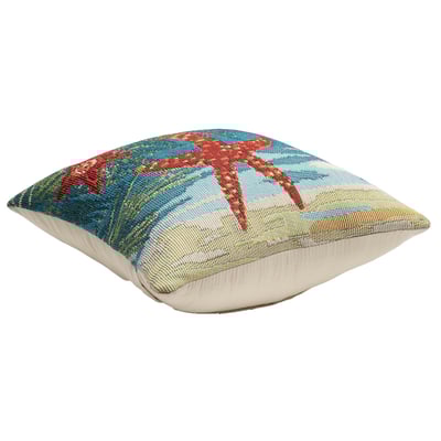 Marina Pillow Coastal Ornaments Ocean Machine-Washable Outdoor