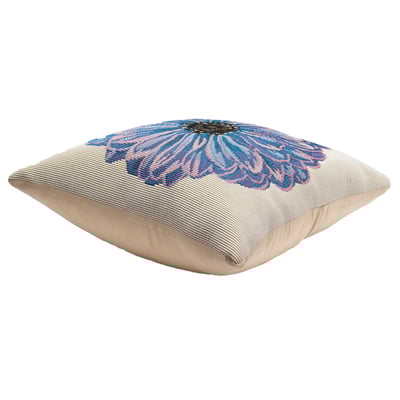 Marina Pillow Purple Flower Purple Machine-Washable Outdoor