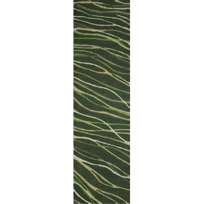 Horizon Ribbons Wool/Cotton Hand-Tufted Area Rug