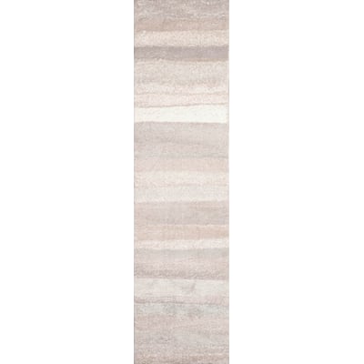Fiord Stripe Neutral Area Rug