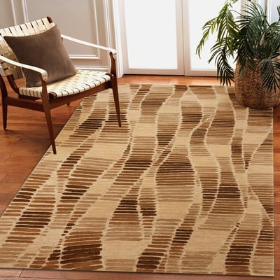 Beekman Ombre Stripe Wool Hand-Tufted Area Rug