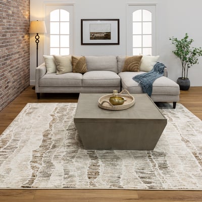 Milestones Antelope Canyon Grey Area Rug