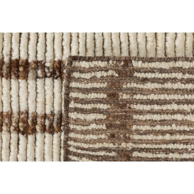 Atlas Peak White Wool Hand-Knotted Area Rug