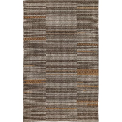 Aurora Soren Brown Wool Handmade Area Rug