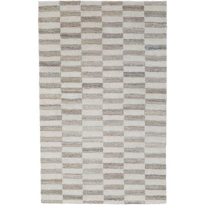 Dunes Steps Neutral Wool Hand-Tufted Area Rug