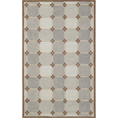 Freya Elsa Neutral Wool Hand-Tufted Area Rug