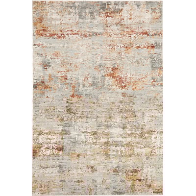 Impressions Landscape Natural/Orange Area Rug