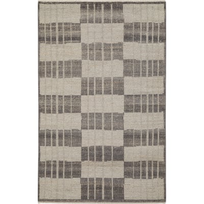Mesa Melani Brown Wool Hand-Knotted Area Rug