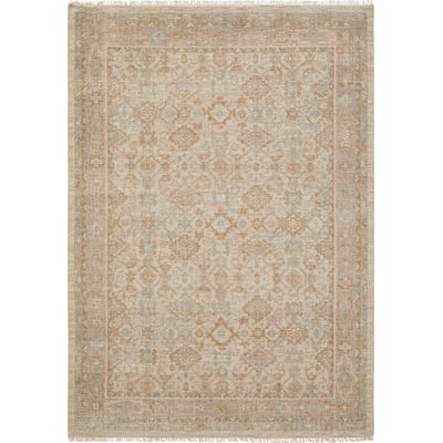 Palace Nordic Beige Wool Hand-Knotted Area Rug