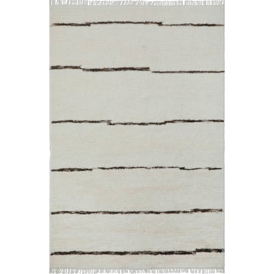 Turin Brisa Ivory Wool/Cotton Hand-Tufted Machine-Washable Area Rug