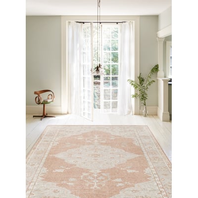 Tuscany Ana Blush Wool Hand-Knotted Area Rug