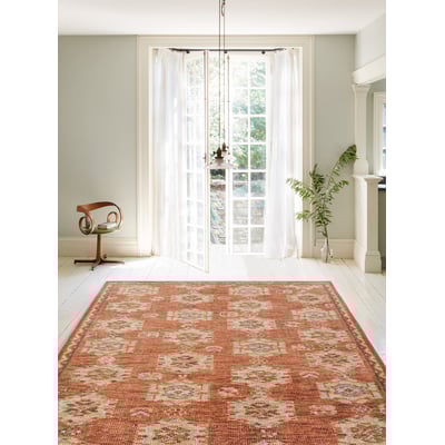 Tuscany Evelyn Red Wool Hand-Knotted Area Rug