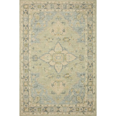 Julian JI-07 Seafoam Green/Spa Wool Handmade Area Rug