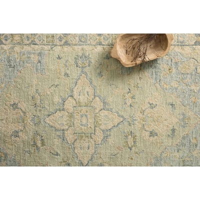 Julian JI-07 Seafoam Green/Spa Wool Handmade Area Rug