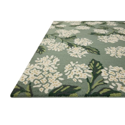 Joie Hydrangea (JOI-04) Wool Handmade Area Rug