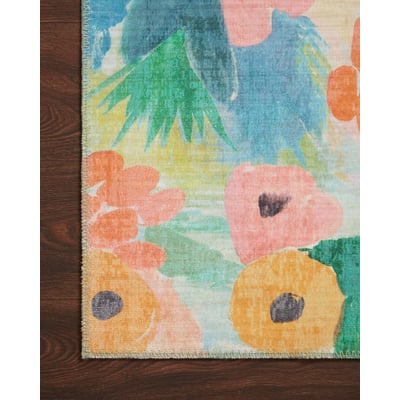 Meadow Clementine (MEA-02) Multicolor Printed Area Rug