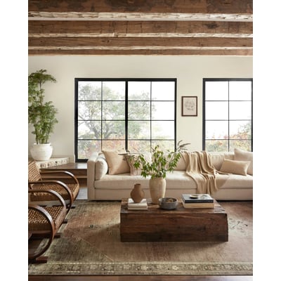 Sinclair SIN-06 Clay/Tobacco Machine-Washable Printed Area Rug