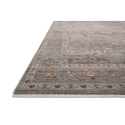 Lyra LYR-03 Sky/Orange/Gold Area Rug