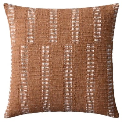PLL-0135 Pillow Rust/Ivory Cotton