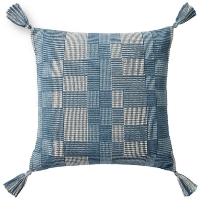 PLL-0174 Pillow Blue Cotton
