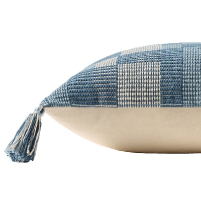 PLL-0174 Pillow Blue Cotton