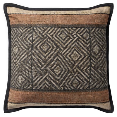 PLL-0178 Pillow Grey/Tan/Beige Cotton