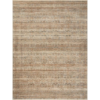 Molly MOL-01 Natural/Denim Area Rug