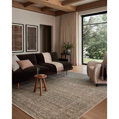 Molly MOL-04 Navy/Blush Area Rug
