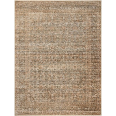 Molly MOL-06 Gold/Blue Area Rug