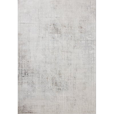Hollis HOL-03 Ivory/Stone Area Rug