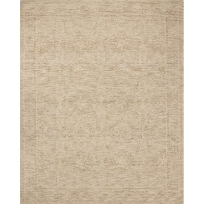 Penny PEN-01 Gold/Natural Wool Hand-Tufted Area Rug