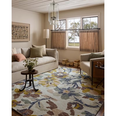 Tilly TIL-03 Bone Wool Hand-Tufted Area Rug