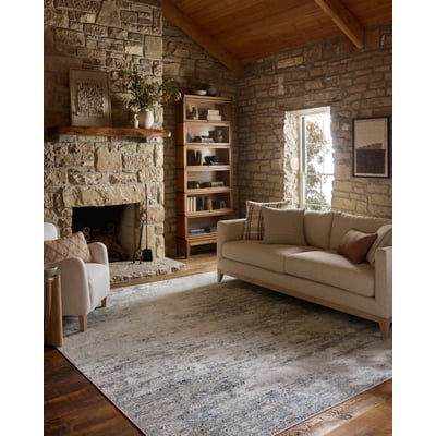 Townes TOW-04 Ivory/Sky Area Rug