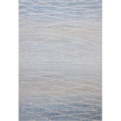 Townes TOW-07 Natural/Sky Area Rug