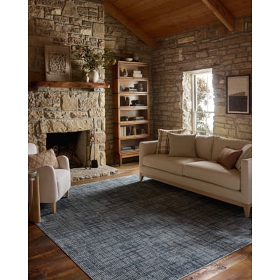 Townes TOW-08 Grey/Denim Area Rug