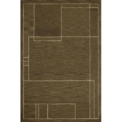Barrow BAR-01 Olive/Natural Wool Hand-Tufted Area Rug