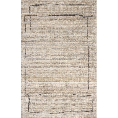 Bleecker BLE-05 Natural/Charcoal Area Rug